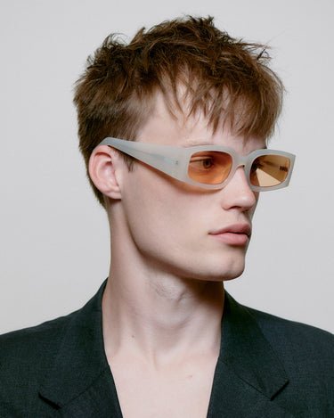 Alex / Cream Bone & Orange Lens - Shade Files